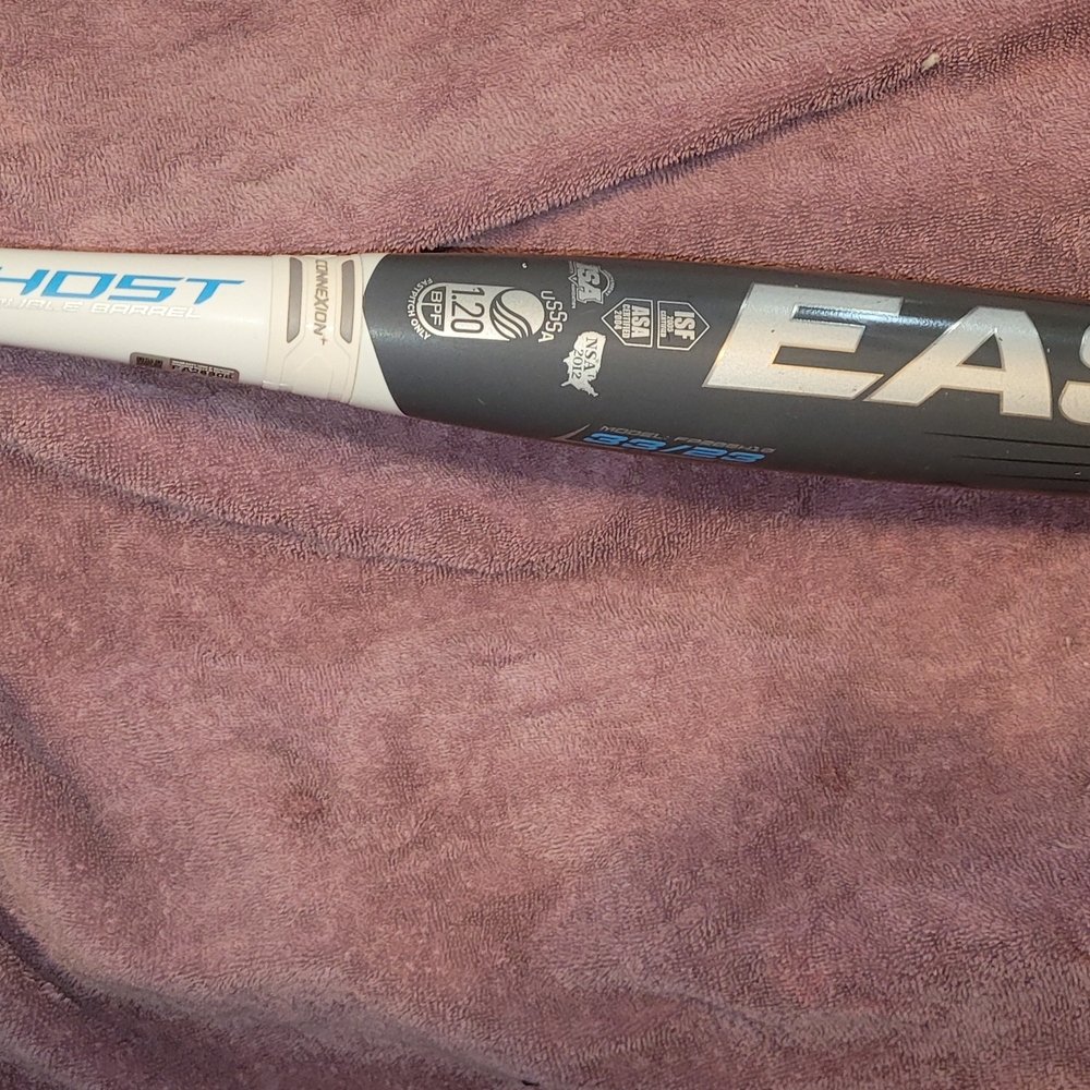 Easton Ghost Black and Silver Softball Bat